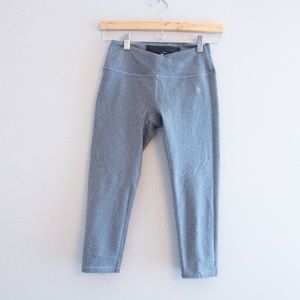 Ellie Silver Gray Yoga Crops